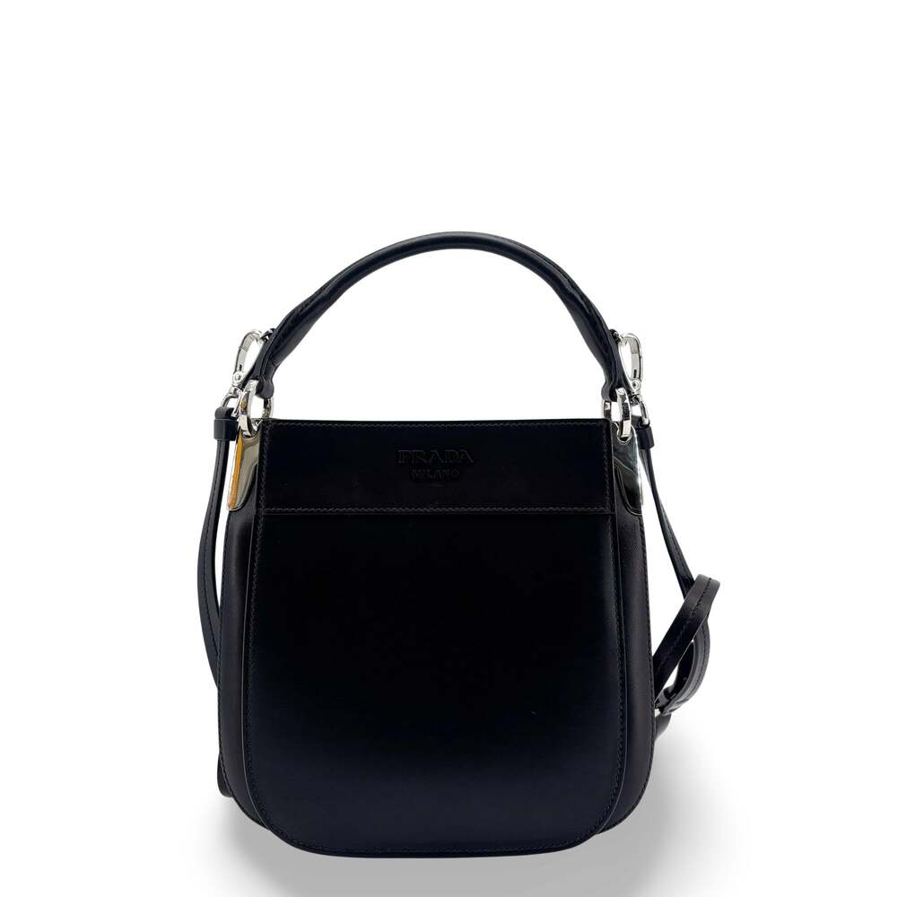 Prada Margit Small Leather Shoulder Bag #352267F58B